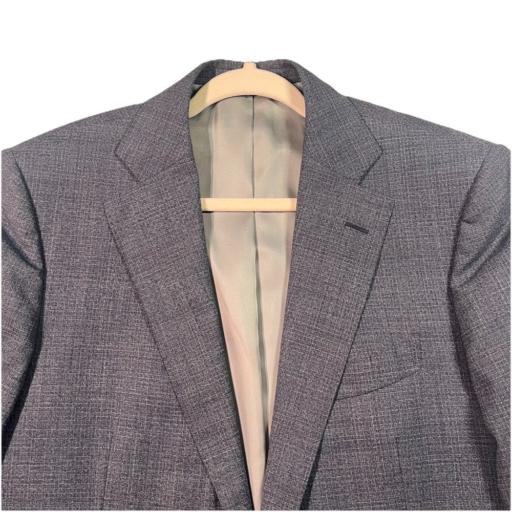Suitsupply Reda Super 130s Pure Wool Sport Coat Size 50R EUC Slate‎ Blue